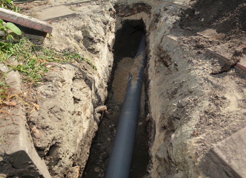 Sewage Line Installation